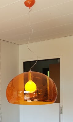 Ferruccio Laviani, Kartell FL/Y Pendel Orange Mellem, pendel, Smuk gulorange kartell lampe. Ingen ri