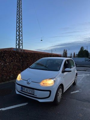 VW Up!, 1,0 60 Black Up!, Benzin, aut. 2012, km 94427, hvid, klimaanlæg, aircondition, ABS, airbag, 