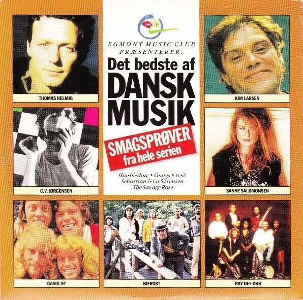 Various / Diverse: CD : Det bedste af Dansk Musik, rock