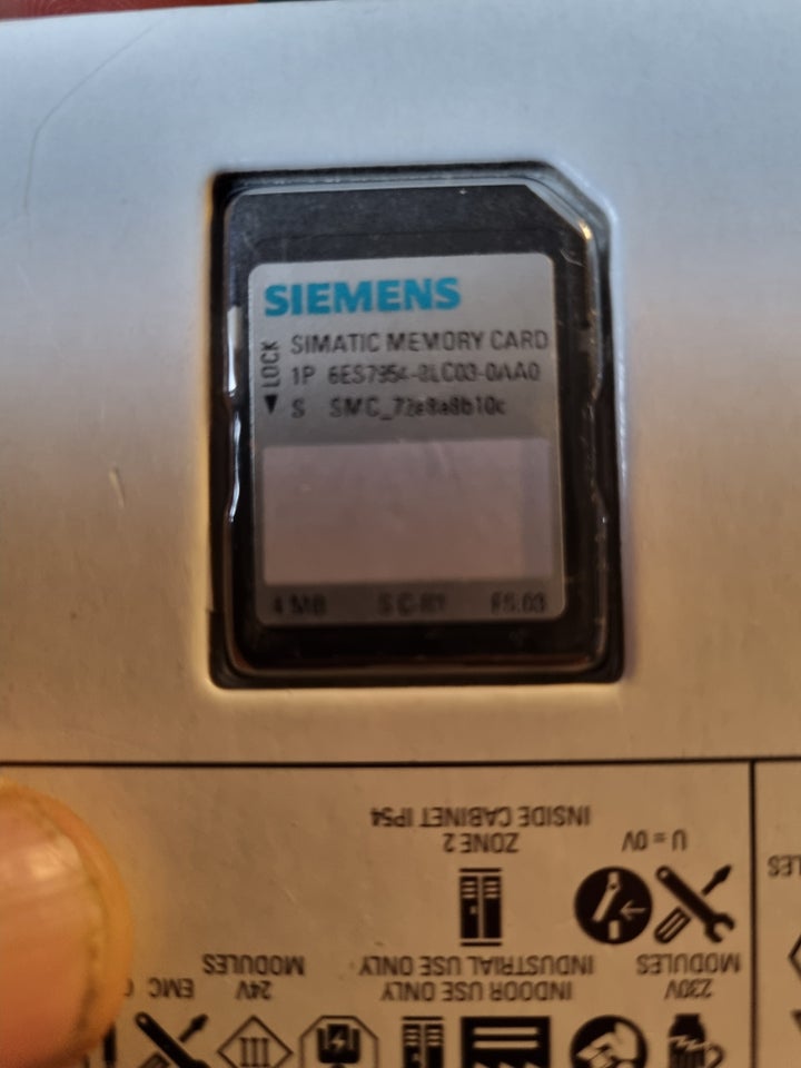 Siemens Simatic S7 Hukommelseskort (4MB), Siemens Simatic