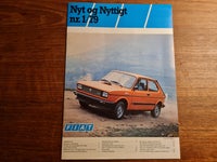 Fiat magasinet Nyt og Nyttigt fra 1979, nr 1.

...