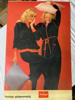 Plakat, motiv: Modebillede med 2 kvinder, b: 57 h: 87