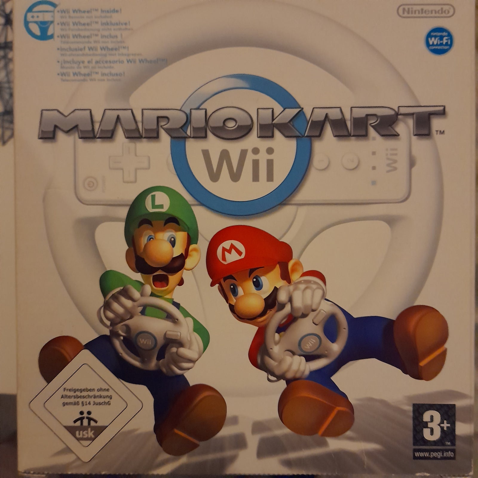 Mario Kart pakke med rat, Nintendo Wii, action