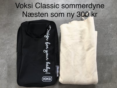 Voksipose, Sommerdyne, Voksi, Voksi sommerdyne til Voksi Classic i bomuld.
Standen er næsten som ny 