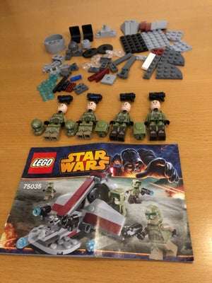 Lego Star Wars, 75035, 75035 - Lego - Kashyyyk Troopers - 2014

Komplet i god stand uden æske.