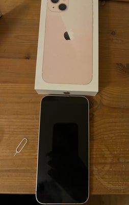 iPhone 13, 128 GB, pink, God, Sælger min iPhone 13, da jeg har fået en ny i fødselsdags gave.

Hurti