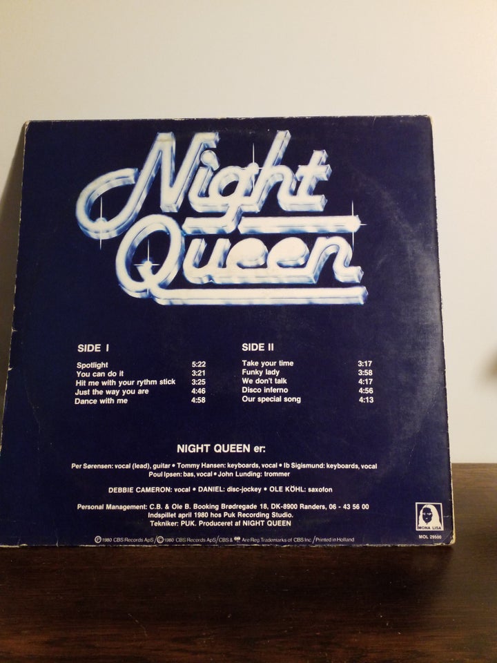 LP, NIGHT QUEEN, DISCO PERTY