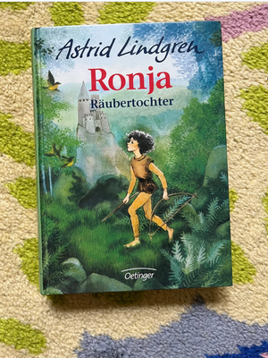 Ronja Räubertochter, Astrid Lindgren, Ronja Røverdatter. På tysk. God stand.
