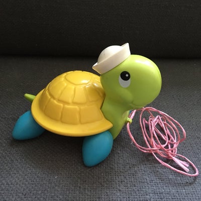 Skub-og-træk-legetøj, Træk skildpadde, 12 til 23 måneder, Skildpadde til at trække
Brugt men fin