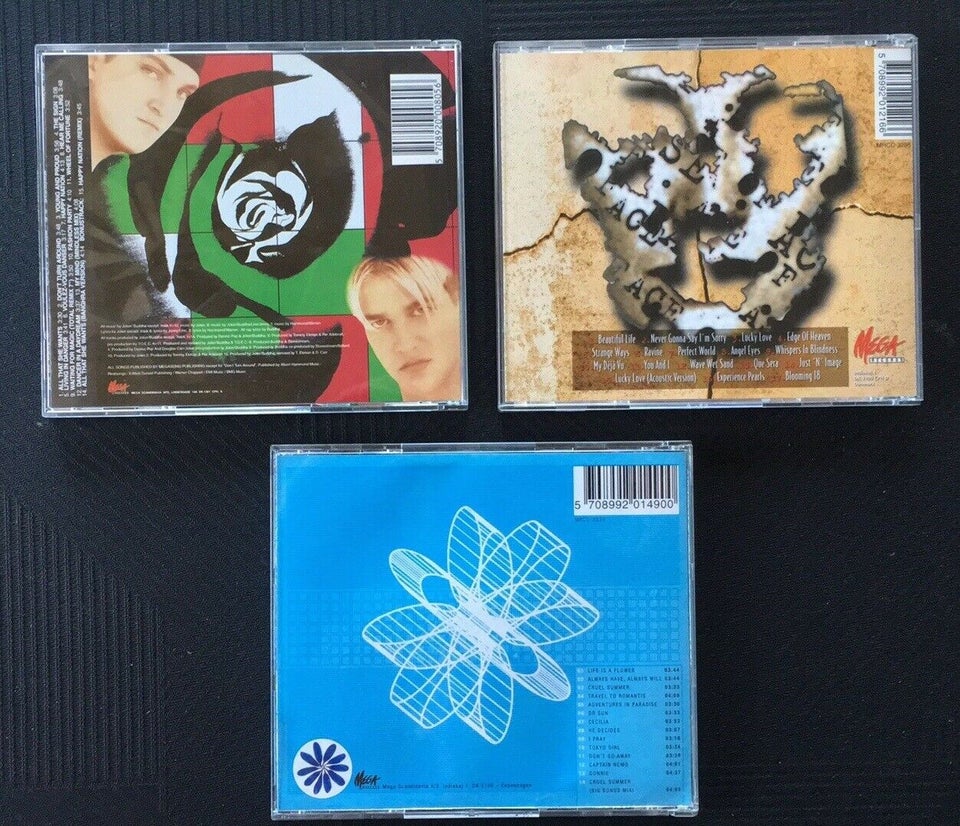 Ace Of Base: 3 CD albums, pop