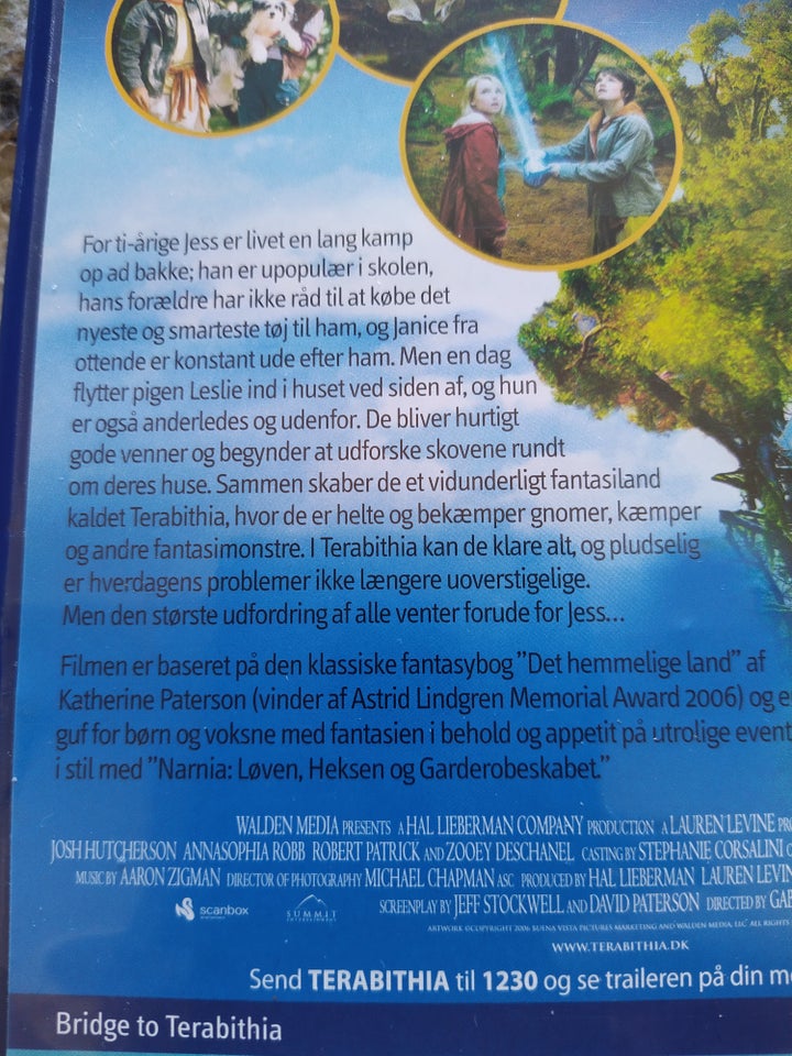 TERABITHIA - et hemmeligt land, DVD, eventyr