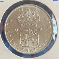 Skandinavien, mønter, 2 kr