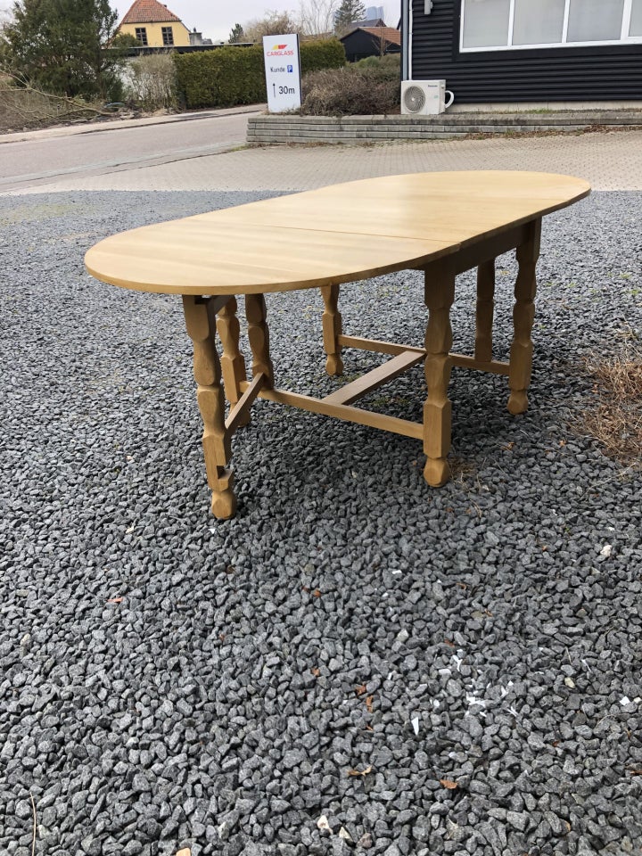 Spisebord, egetræ, b: 90 l: 180