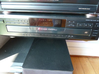 CD afspiller, Sony, CDP-CE305, Perfekt, 

Compact Disc Player

CDP-CE305

5 CD Charger

Fjernbetjeni