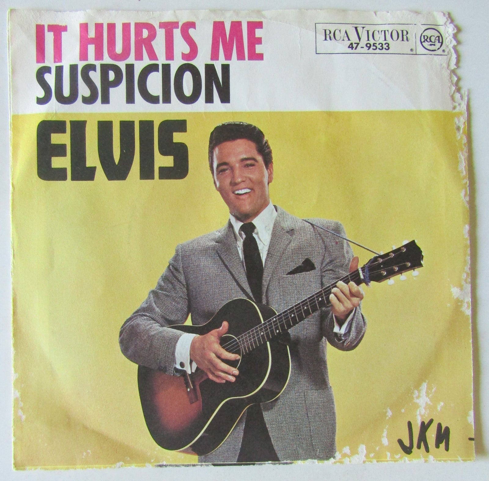 Single, Elvis Presley, It Hurts Me / Suspicion