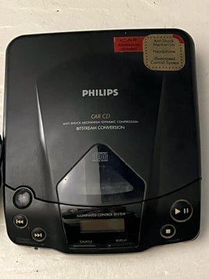 Discman, Philips, Type AZ 6815, God, Har denne retro discman som har været mine forældres og som bar