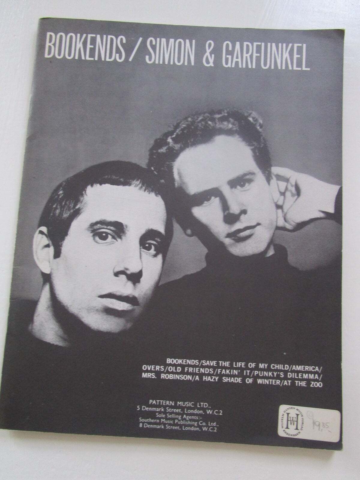 Simon & Garfunkel Bookends Sheet Music Book