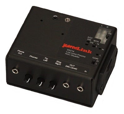juicedLINK, analog 2 kanals MiniJack lyd adaptor boks, Perfekt, SÆLGES - 1 styk ny og ubrugt NOS (Ne