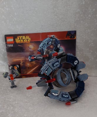 Lego Star Wars, 7252, Droid Tri-fighter fra 2008. Pænt komplet testsamlet sæt, uden æske
