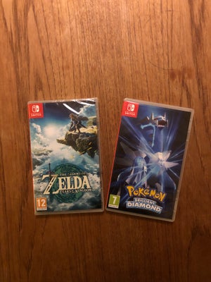 Zelda og Pokemon, Nintendo Switch, adventure, Zelda: Tears of The Kingdom - 349kr

Pokemon Brilliant