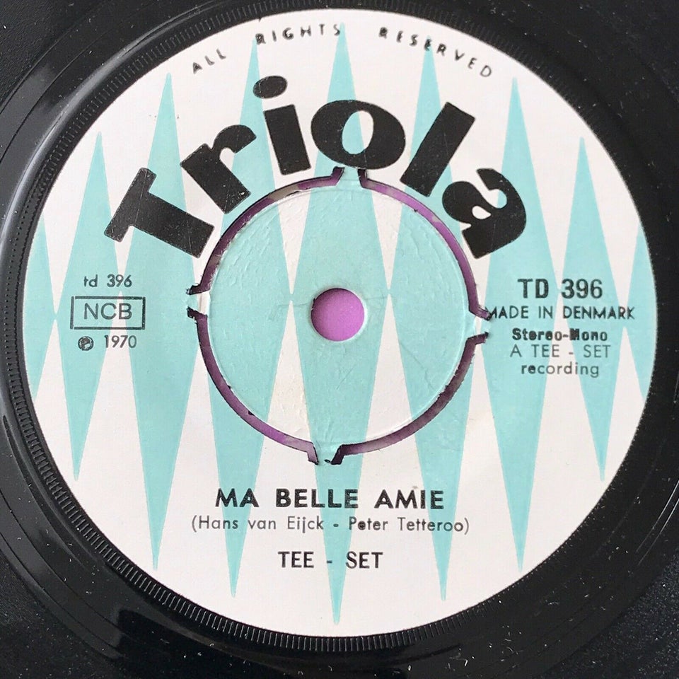 Single, Tee Set, My Belle Amie/The Angels Coming...