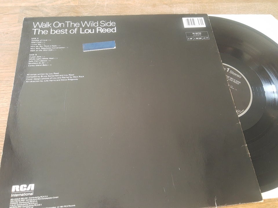 LP, Lou Reed, Walk on the wild side - The best of