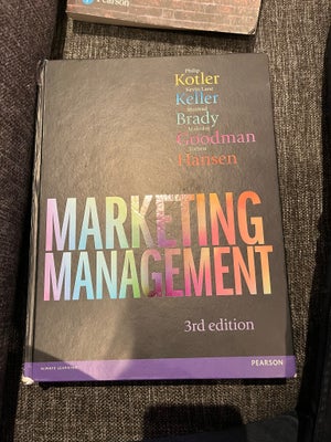 Marketing management 3rd edition , emne: markedsføring