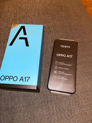 Andet mærke Oppo A17, 64 , Perfekt, Har fået denne mobil i overskud. Helt ny kun lige åbnet.