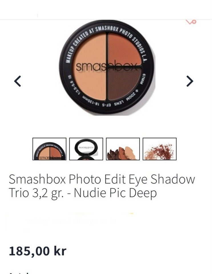 Makeup, Øjenskygger og illuminizer stick, Smashbox
