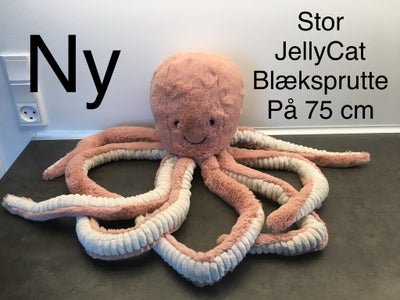 Stor blæksprutte , JellyCat, Ny Stor JellyCat blæksprutte
Det er den store model på 75 cm
Købsprisen