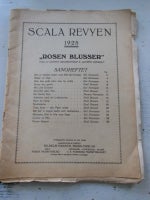 Scala Revyen 1925 Sanghefte