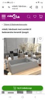 Grå håndvask med overløb, VidaXl