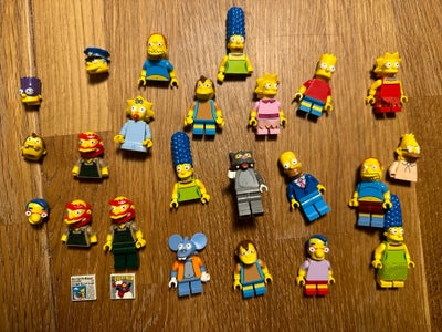 Lego andet, Lego Simpsons, Blandet Lego Simpsons figurer  og dele
Sælges samlet for 150kr
