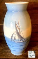 Andre samleobjekter, * Bing & Grøndahl; Vase med sejlskib