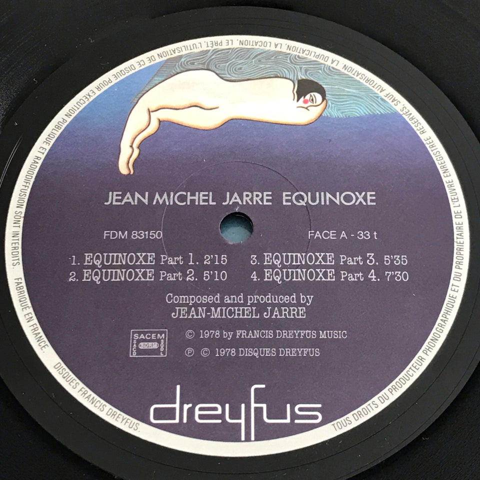 LP, Jean Michel Jarre, Equinoxe