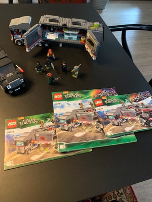 Lego Ninja Turtles, 79116, Flot eksemplar med vejledning og alle dele!