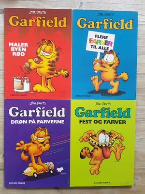 Garfield i Farver, Jim Davis, Tegneserie, 

Garfield i Farver.

Komplet samling i fin stand. (30 alb