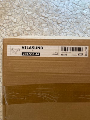 Sovesofa, stof, anden størrelse , Vilasund Ikea, Ubrugt og stadig indpakket gråt betræk til Vilasund