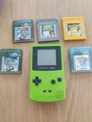 Nintendo Game Boy Color, Grøn, Perfekt, Sælger min gamle ven Game Boy Color. Den er i noget nær perf