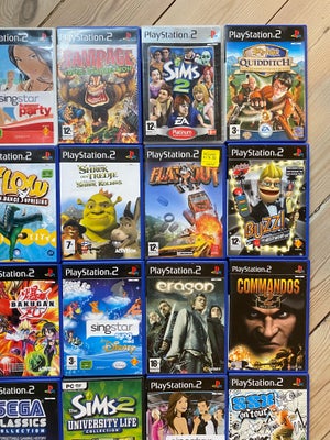 Blandede spil 21 stk., PS2, anden genre, 21 spil.
Blandede 