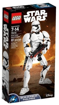 Lego Star Wars, 75114 First Order Stormtrooper, Ny og uåbnet æske.
Sæt fra 2016.