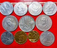 Vesteuropa, mønter, 19741989