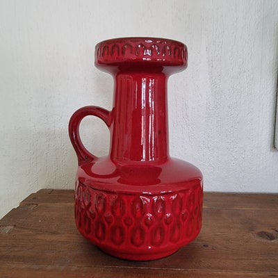 Keramik, Vase, West Germany, Fin stand H. 18 cm