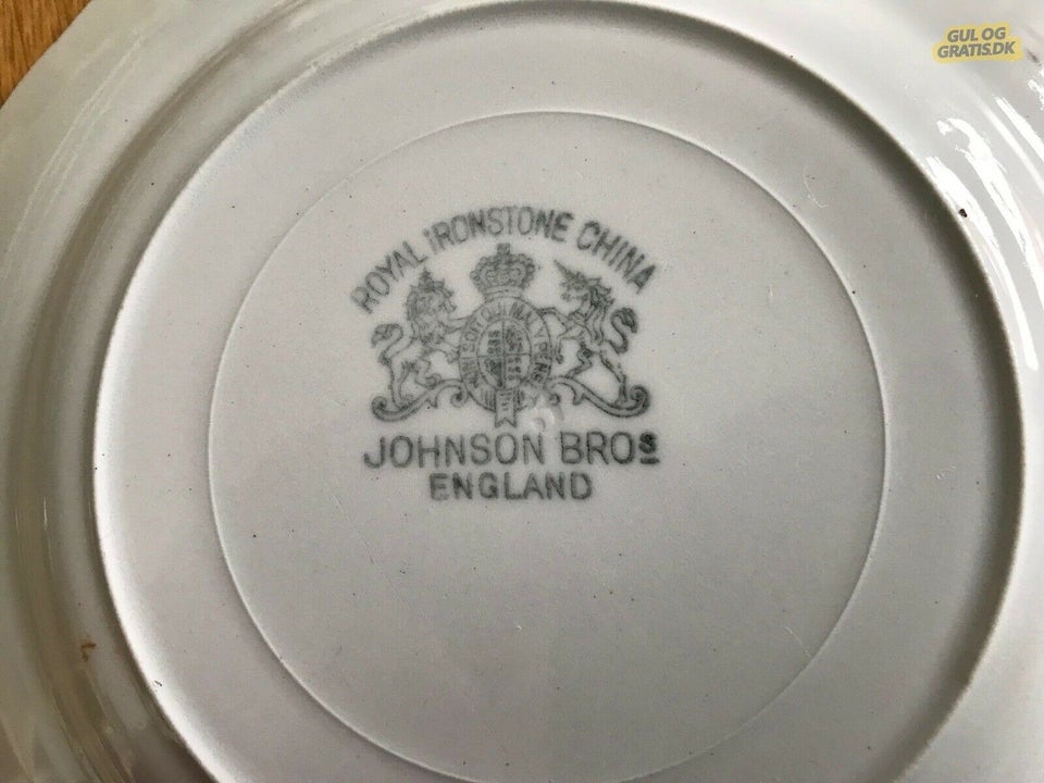 Porcelæn, Tallerkner Royal Ironstone