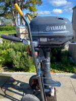 Yamaha påhængsmotor, 4 hk, benzin