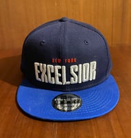 Kasket, New York Excelsior, sort og mørkeblå