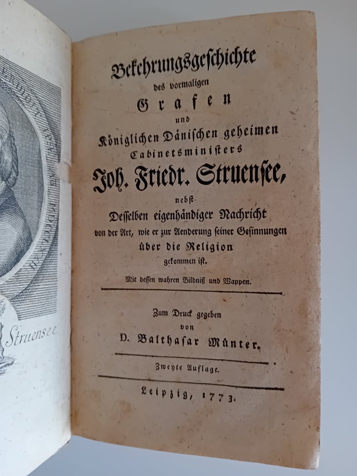 Bekehrungsgeschichte, Balthasar Münter, emne: historie