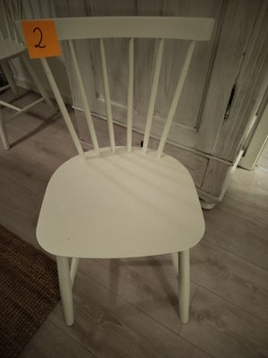 Spisebordsstol, træ, FDB stol J46, Spisebordsstol, træ, FDB stole - J46

2 hvide FDB stole sælges. D