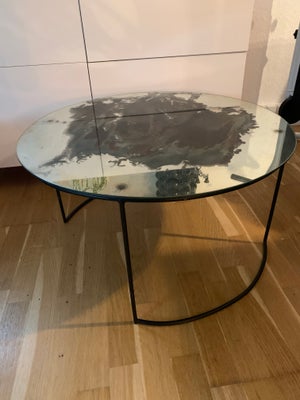 Glasbord, Balie balie, Fint glas bord. 
Ø 70 cm  unik