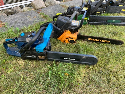 Kædesav, I am selling 25 pieces of chainsaws and trimmers. 
There are many that work, some need mino